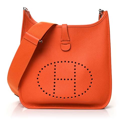 hermes red evelyne bag|hermes evelyne bag price 2022.